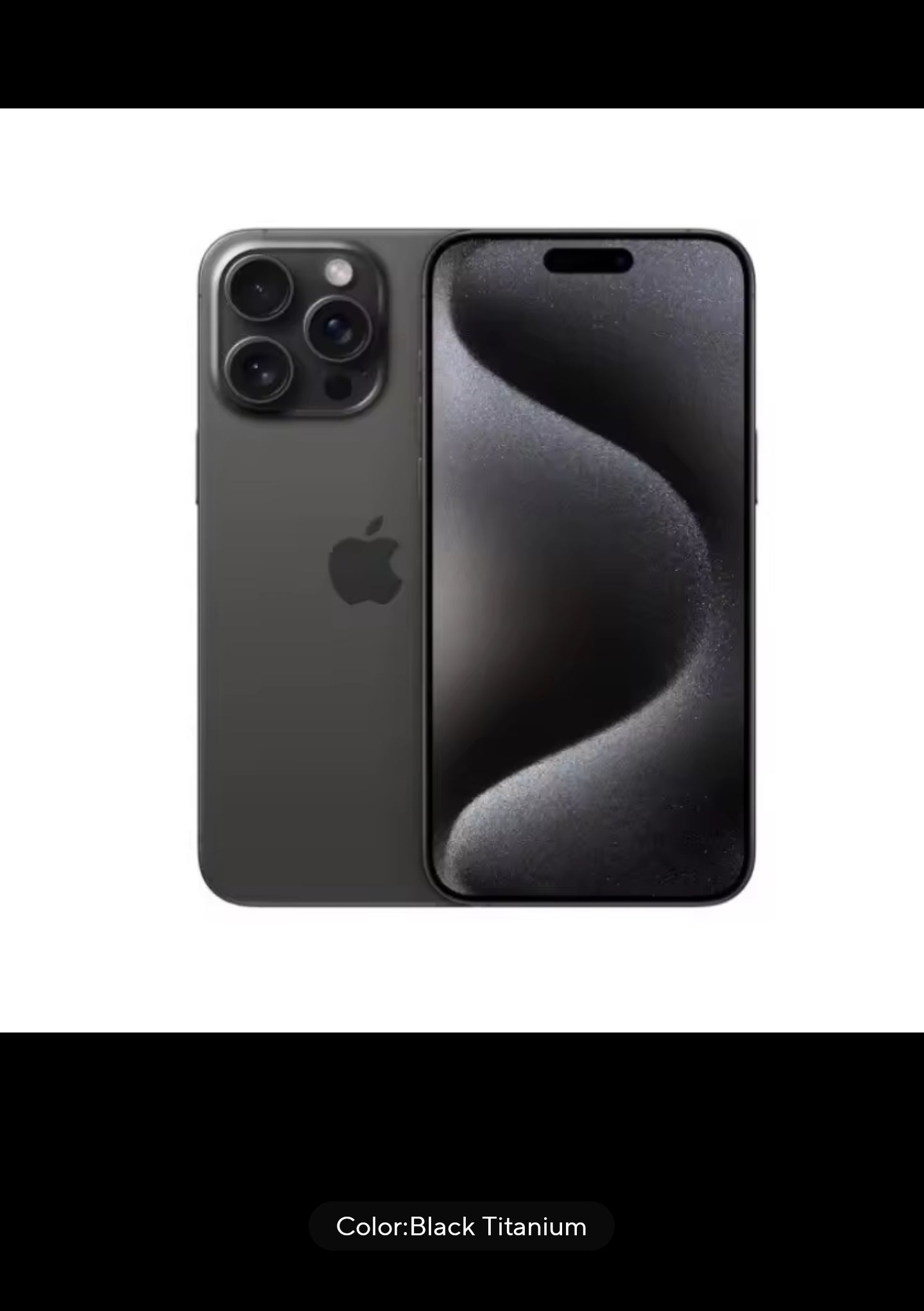 iPhone 15 Pro Max 1TB Black Titanium